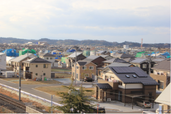 矢本地区の街並みの画像