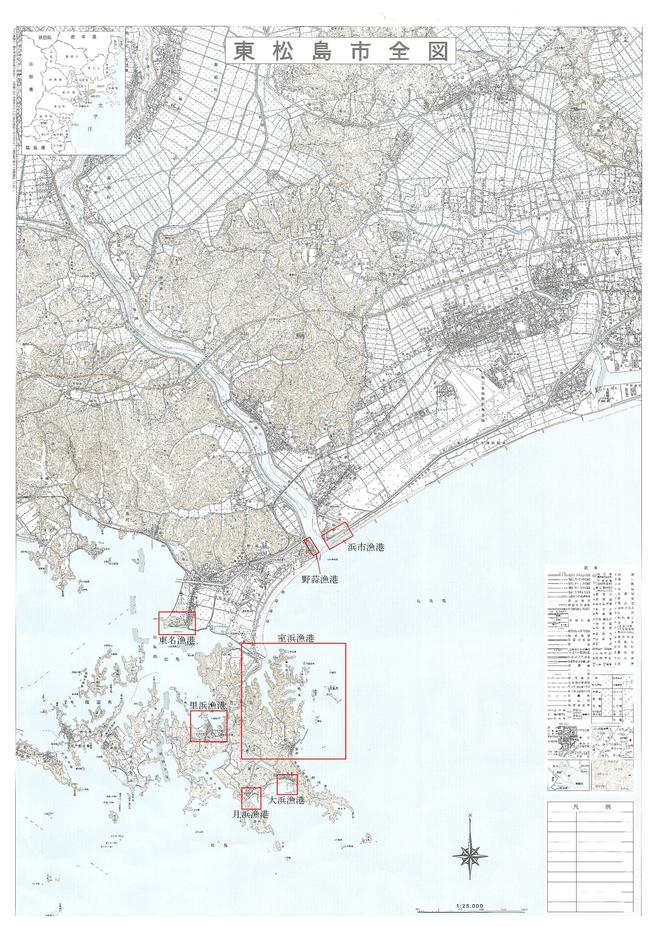 東松島市全図