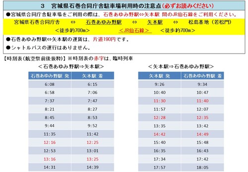 3　松島基地外仮設トイレ設置箇所
