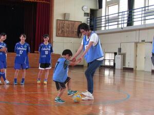 サッカー教室の様子01