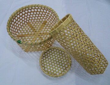 竹細工六つ目竹かご