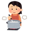 料理をする人