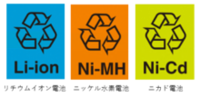 充電式電池のマーク
