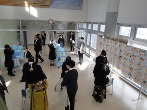 二十歳を祝う会で受付を行った