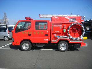 消防ポンプ積載車の画像